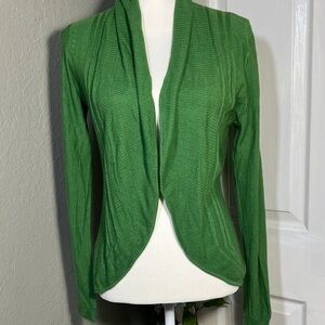 🍃Green Open Front Women's Sweater